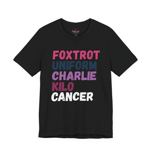 Foxtrot🎗️Men’s Cancer Support T-shirt