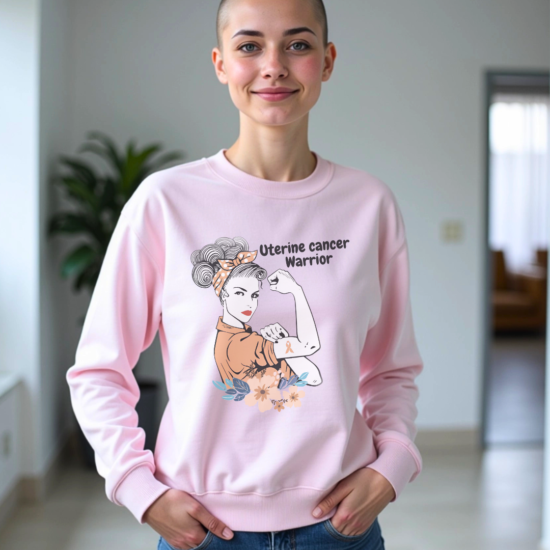 Uterine Cancer Warrior🎗️Cancer support Sweatshirt