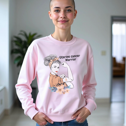 Uterine Cancer Warrior🎗️Cancer support Sweatshirt