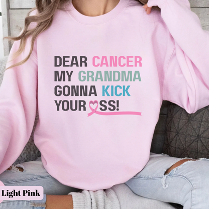 Grandma gonna kick🎗️Cancer support Sweatshirt
