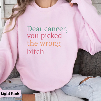 Dear🎗️Cancer support Sweatshirt