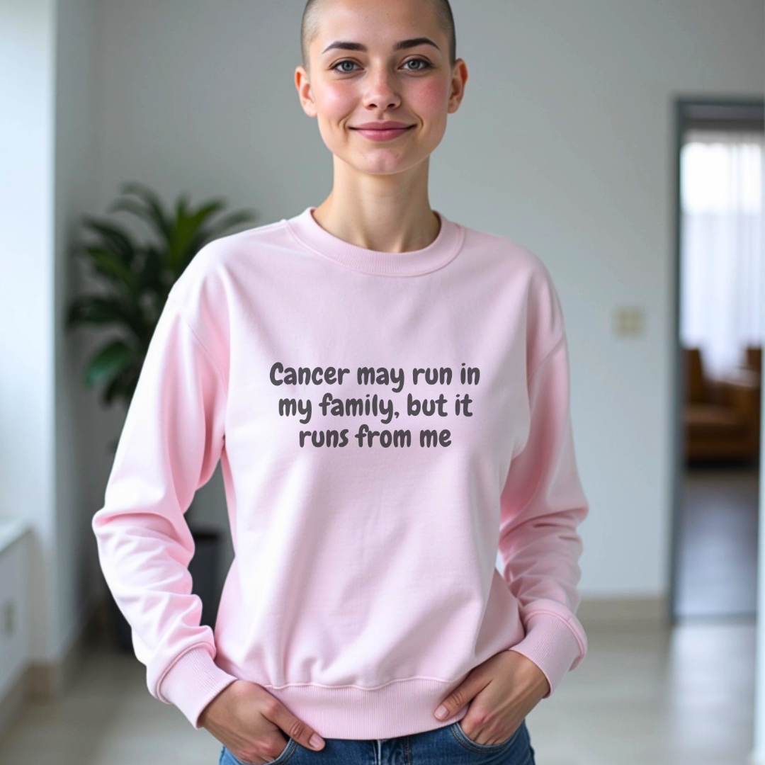 Runs From me🎗️Cancer support Sweatshirt