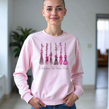 Witch🎗️Cancer support Sweatshirt