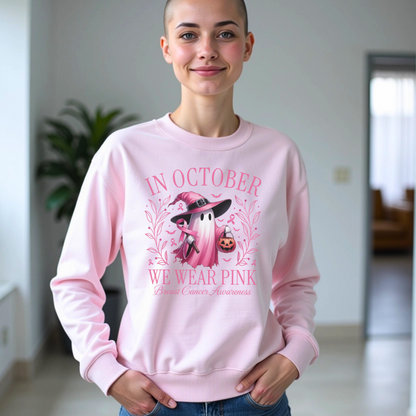 In October🎗️Cancer support Sweatshirt