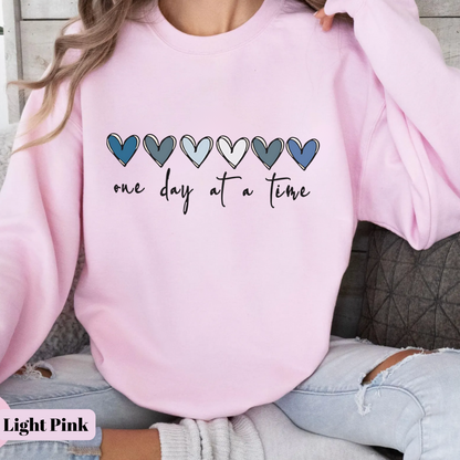 One day (hearts) 🎗️Cancer Support Sweatshirt