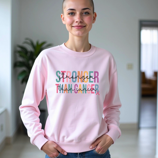 Stronger🎗️Cancer support Sweatshirt