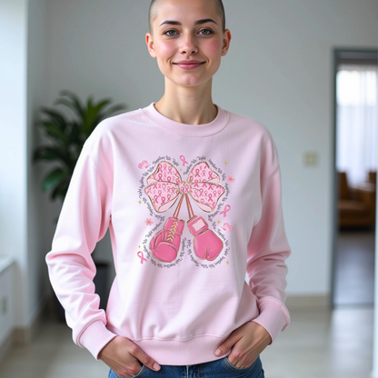 Boxing🎗️Cancer support Sweatshirt