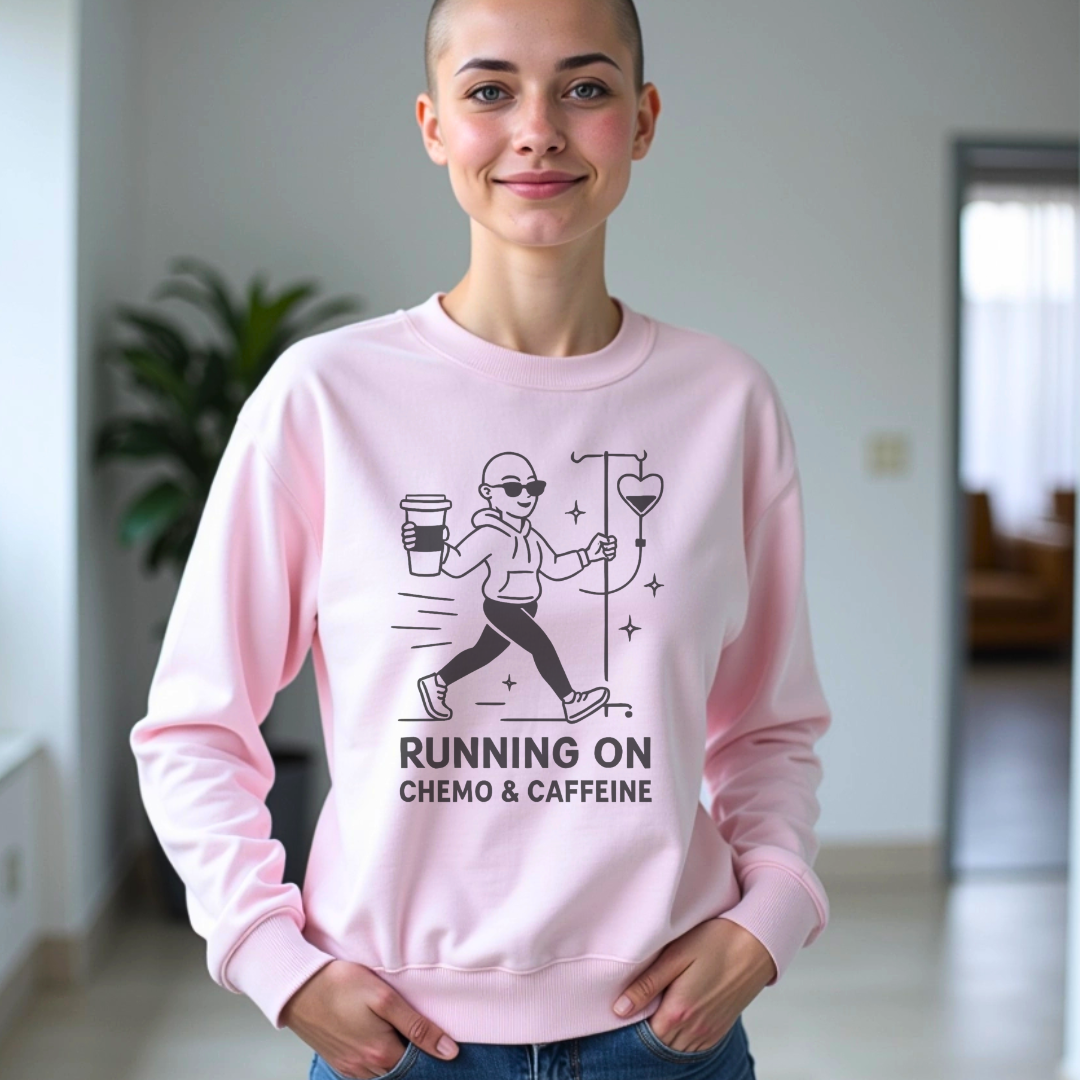 Running🎗️Cancer support Sweatshirt