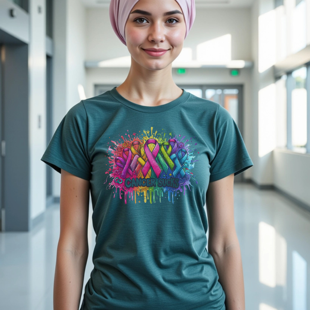 Sucks🎗️ Cancer Support T-shirt