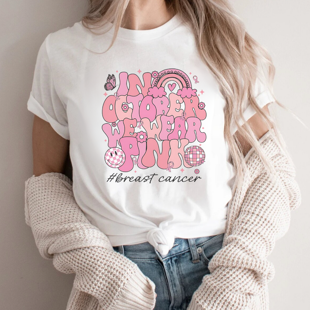 October🎗️ Cancer Support T-shirt