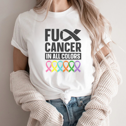 F.Cancer🎗️ Cancer Support T-shirt