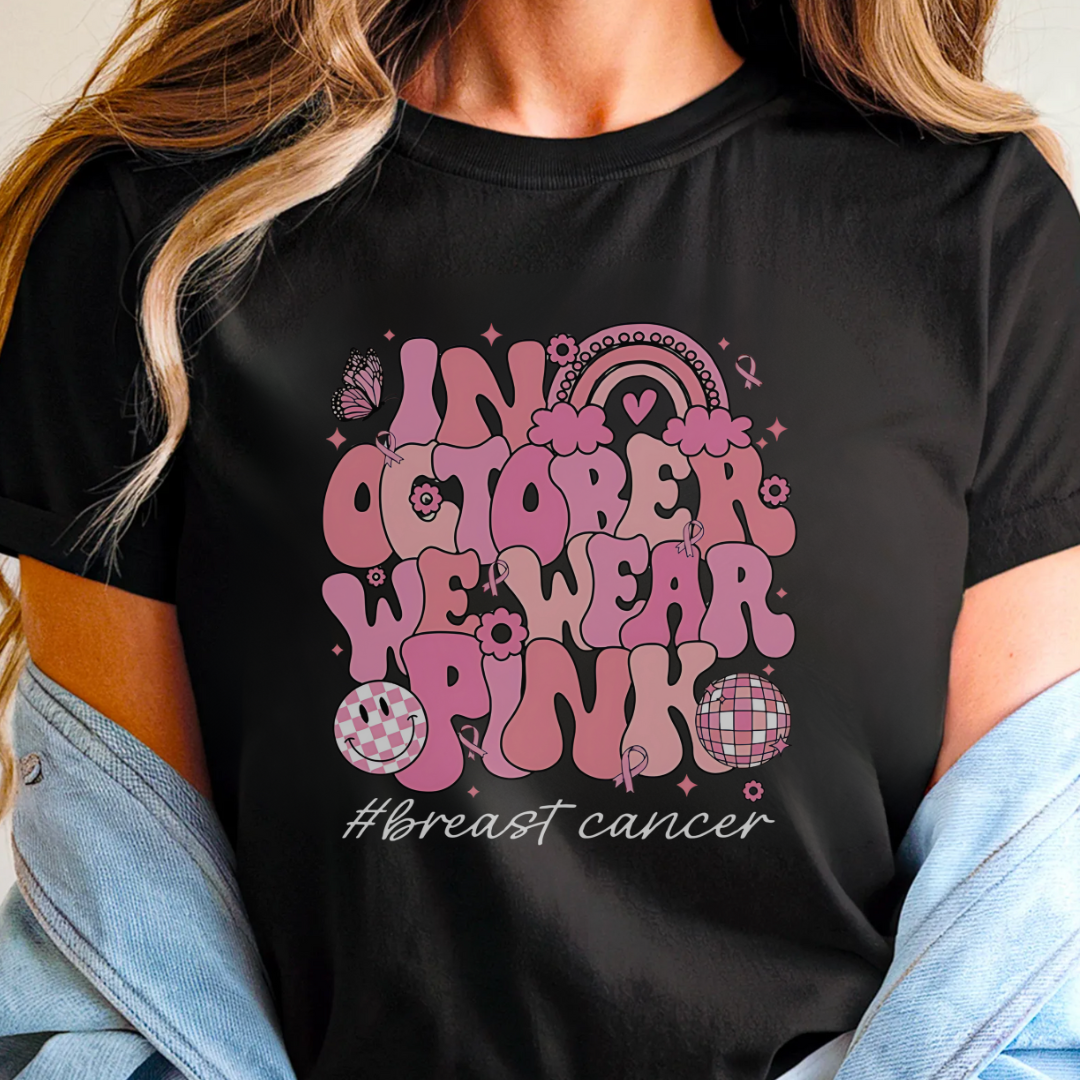 October🎗️ Cancer Support T-shirt