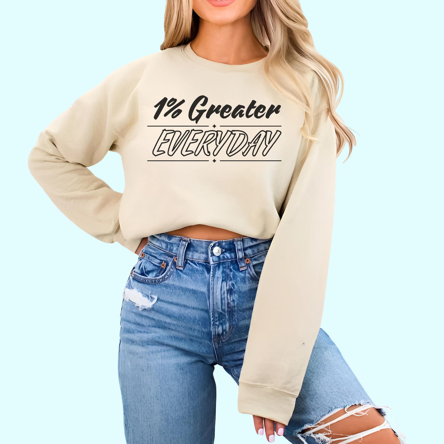 1% - Unisex Inspirational Sweatshirt