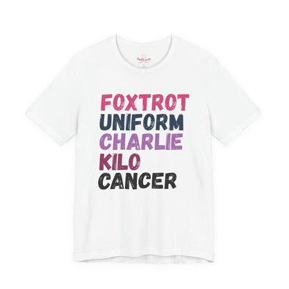 Foxtrot🎗️Men’s Cancer Support T-shirt