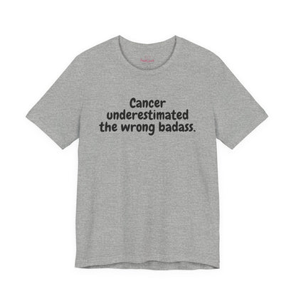 Underestimated🎗️Men's Cancer Support T-shirt
