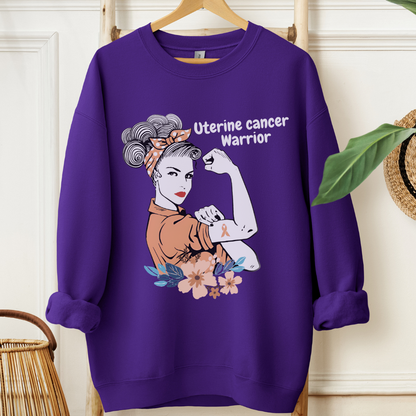 Uterine Cancer Warrior🎗️Cancer support Sweatshirt