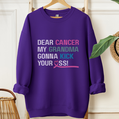 Grandma gonna kick🎗️Cancer support Sweatshirt