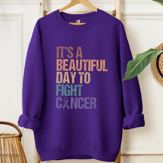Beautiful🎗️Cancer support Sweatshirt