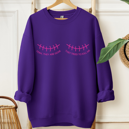 Gone (Scars)🎗️Cancer support Sweatshirt
