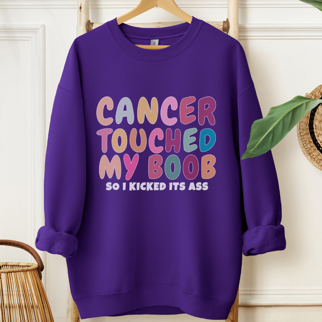 My boob🎗️Cancer support Sweatshirt