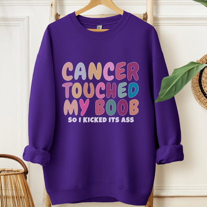 My boob🎗️Cancer support Sweatshirt