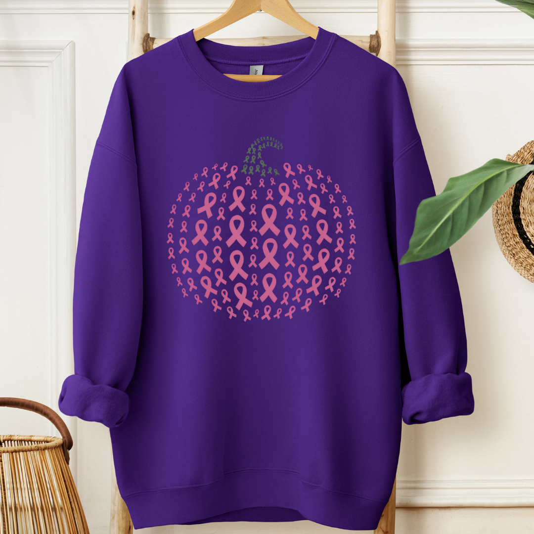 Pumpkin Ribbon🎗️Cancer support Sweatshirt