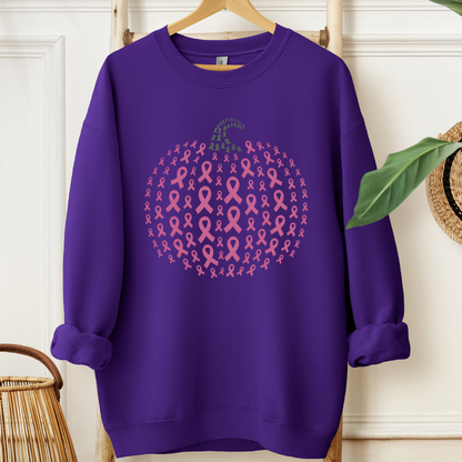 Pumpkin Ribbon🎗️Cancer support Sweatshirt