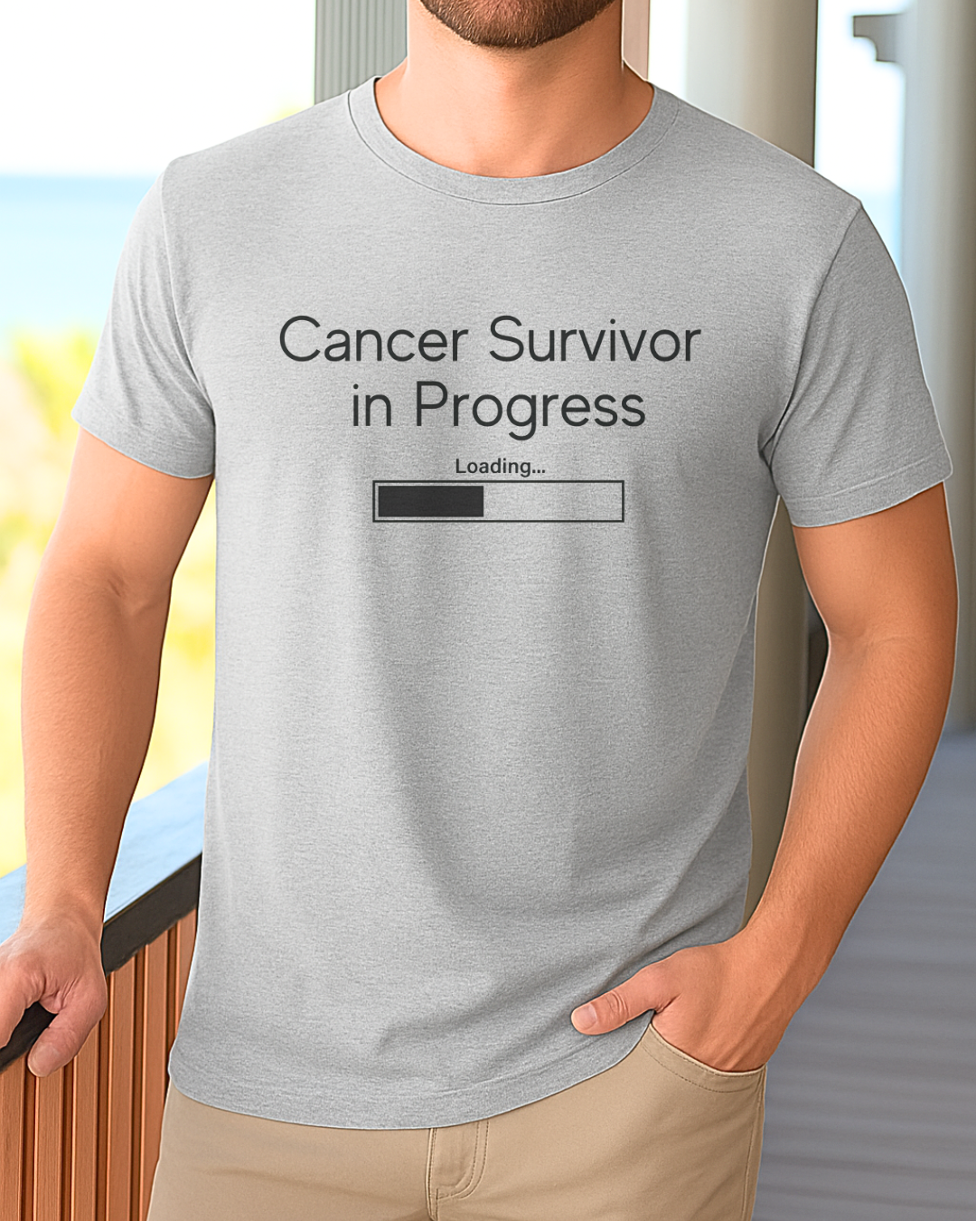 Loading🎗️Men’s Cancer Support T-shirt