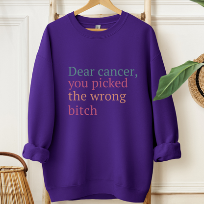 Dear🎗️Cancer support Sweatshirt
