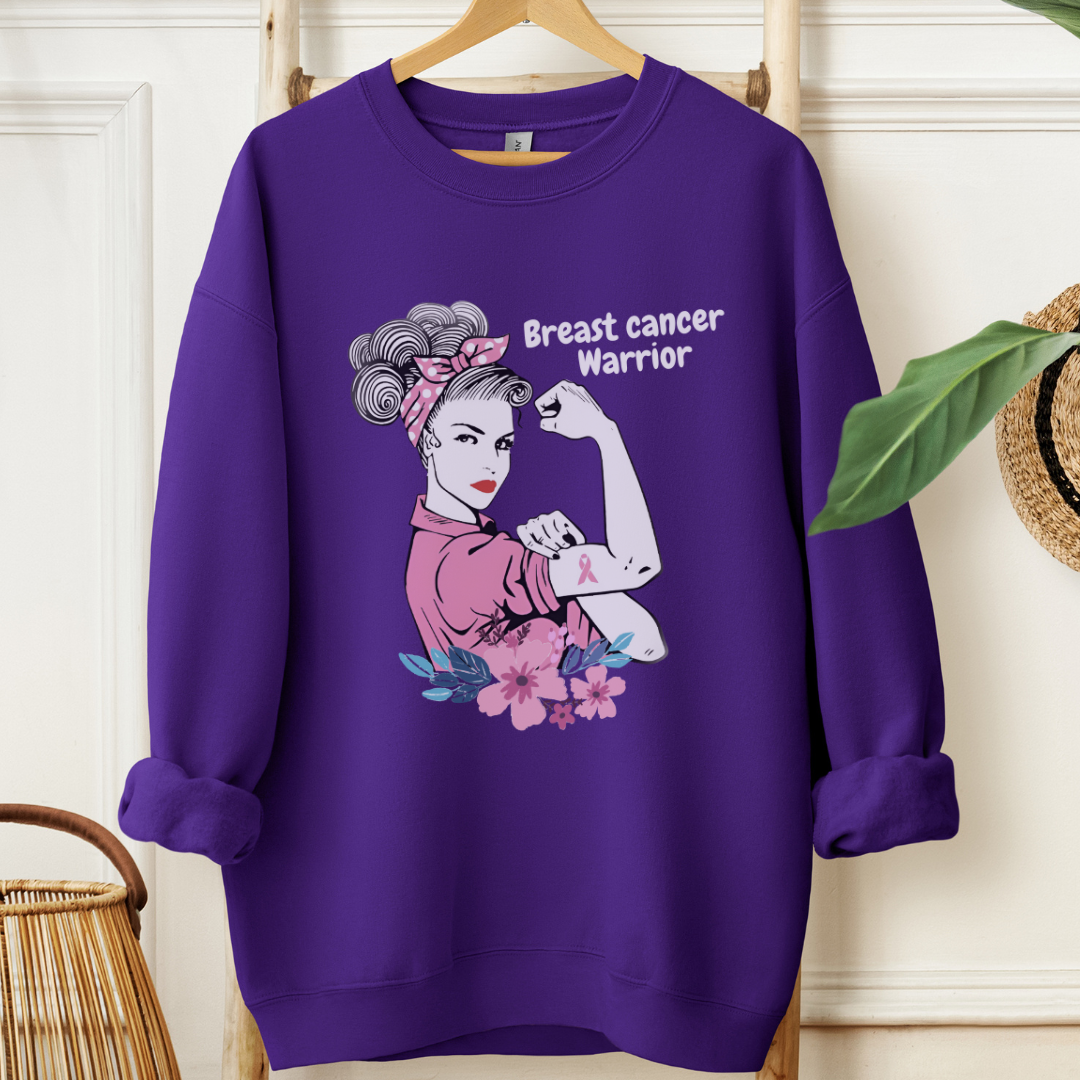 Breast Cancer Warrior🎗️Cancer support Sweatshirt