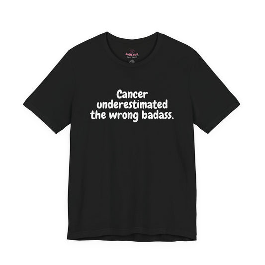 Underestimated🎗️Men's Cancer Support T-shirt