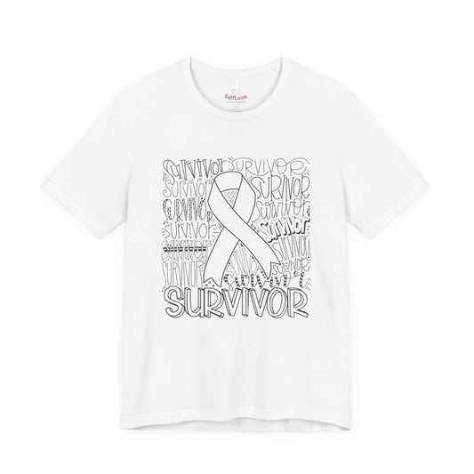 Survivor🎗️Men's Cancer Support T-shirt