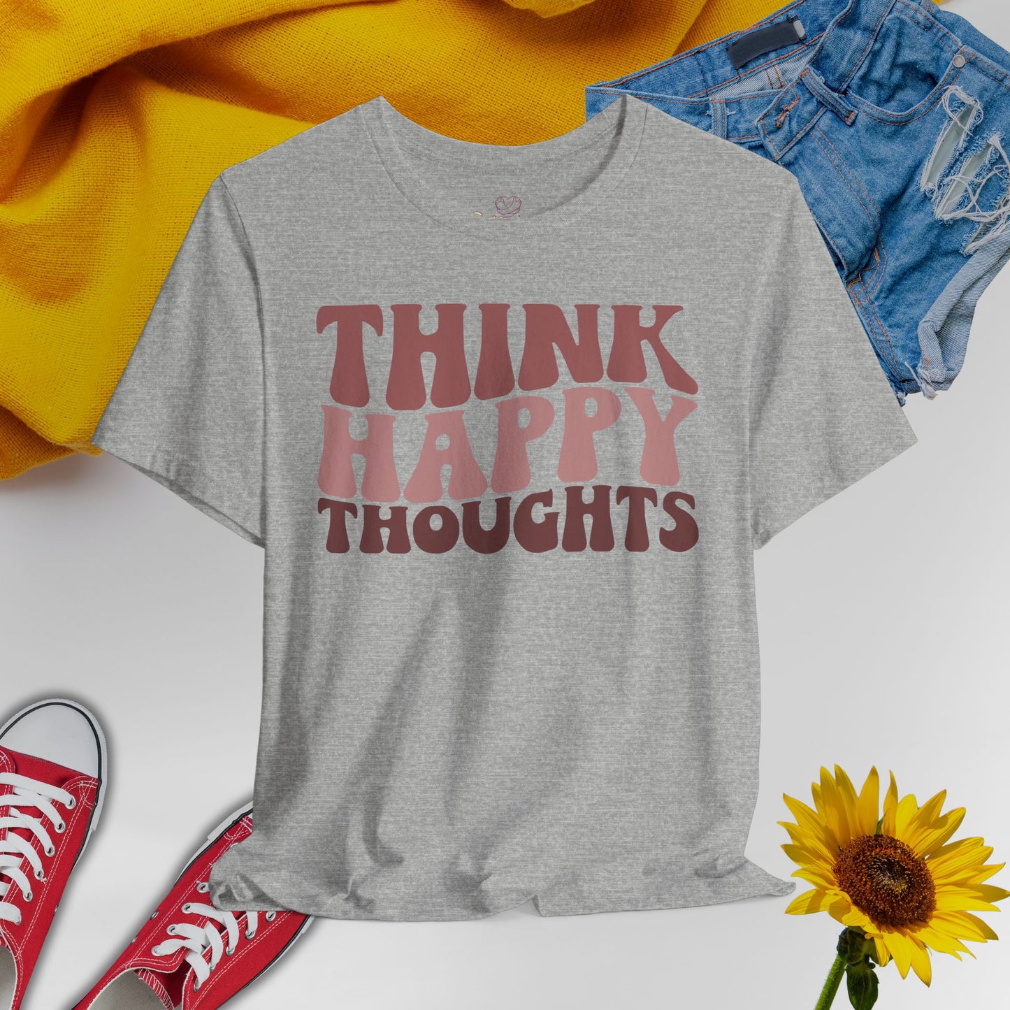 Think Happy - Unisex T-Shirt