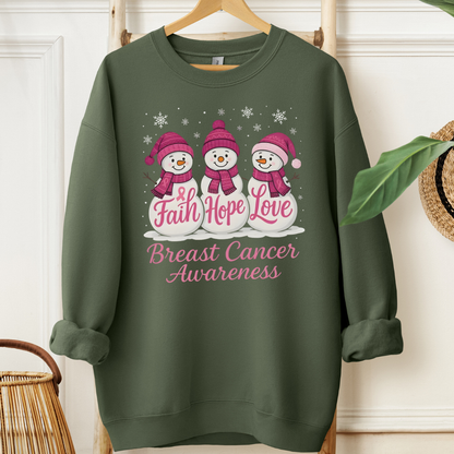 Snow🎗️Cancer support Sweatshirt (Christmas Limited Edition)