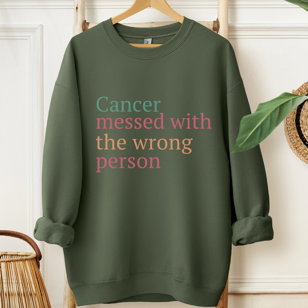 Messed🎗️Cancer support Sweatshirt