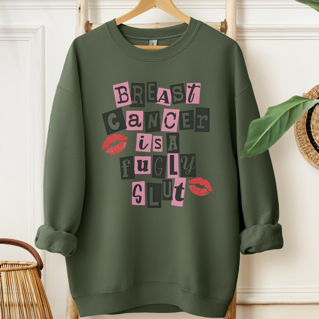 Slut🎗️Cancer support Sweatshirt