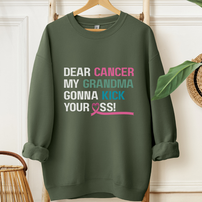 Grandma gonna kick🎗️Cancer support Sweatshirt