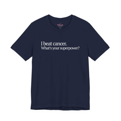 I beat🎗️Men's Cancer Support T-shirt