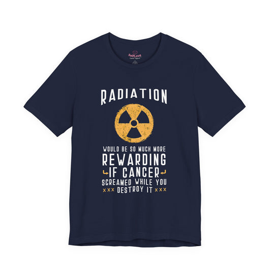 Radiation🎗️Men’s Cancer Support T-shirt