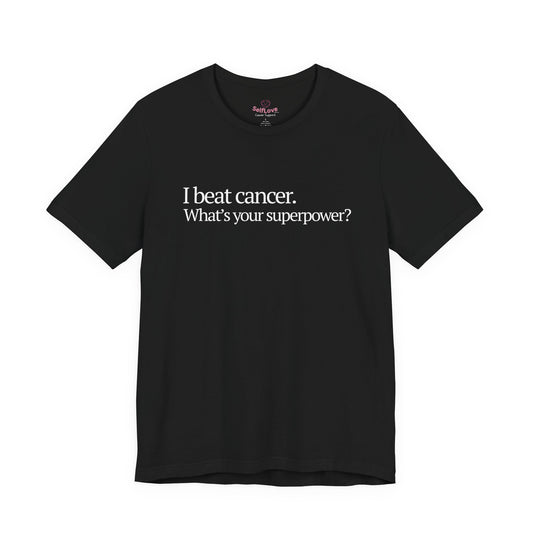 I beat🎗️Men's Cancer Support T-shirt