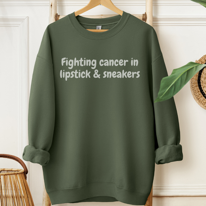 Lipstick🎗️Cancer support Sweatshirt