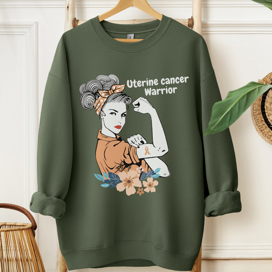 Uterine Cancer Warrior🎗️Cancer support Sweatshirt