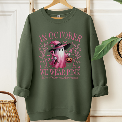 In October🎗️Cancer support Sweatshirt