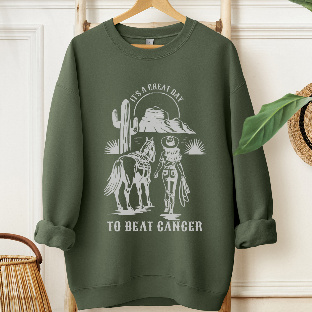 Great Day🎗️Cancer support Sweatshirt
