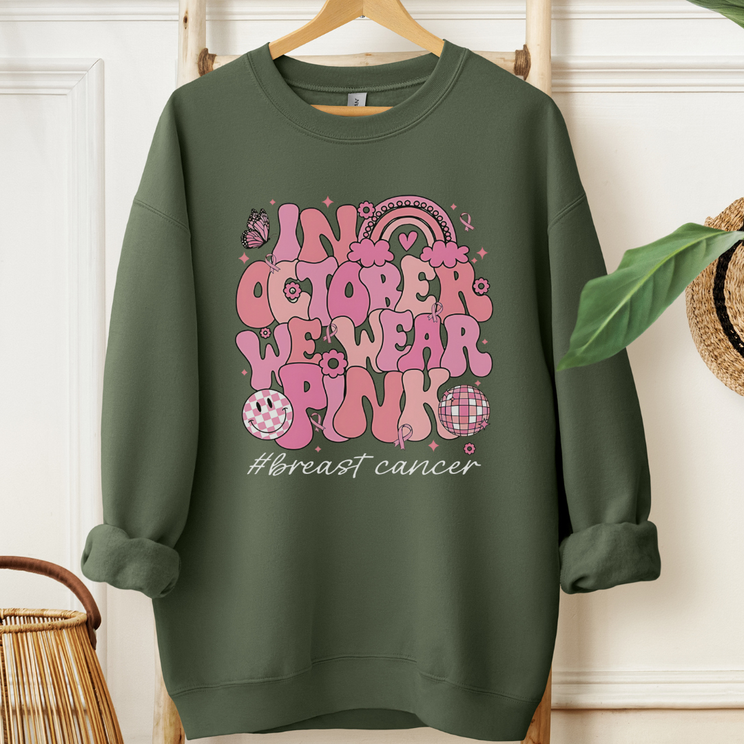 October🎗️Cancer support Sweatshirt