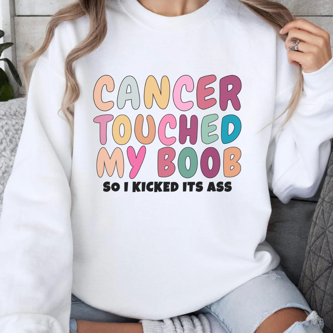 My boob🎗️Cancer support Sweatshirt