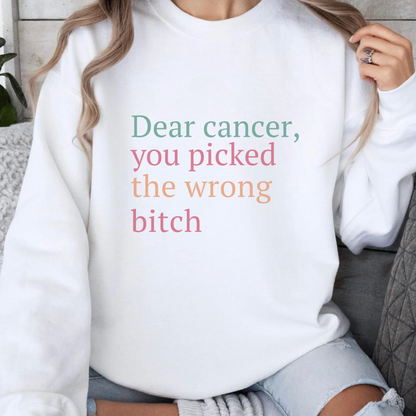 Dear🎗️Cancer support Sweatshirt