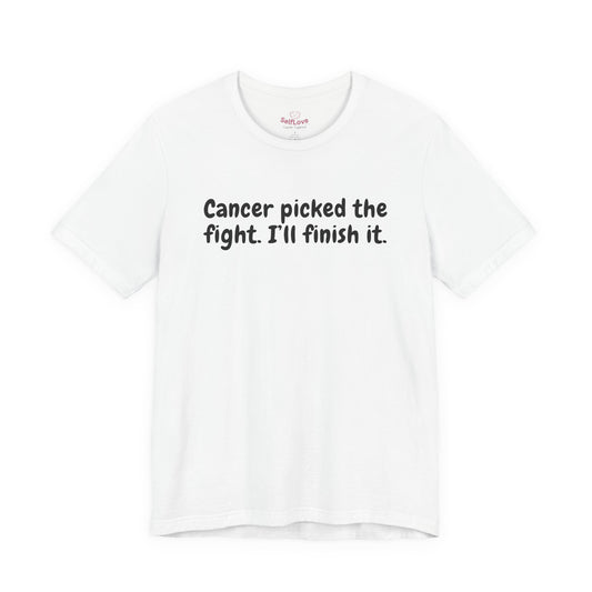 Finish It🎗️Men's Cancer Support T-shirt