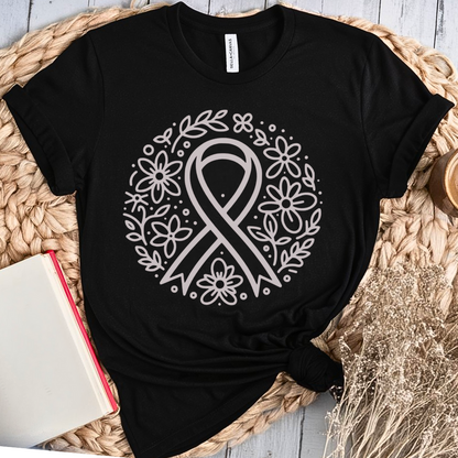 Floral hope 🎗️ Cancer Support T-shirt