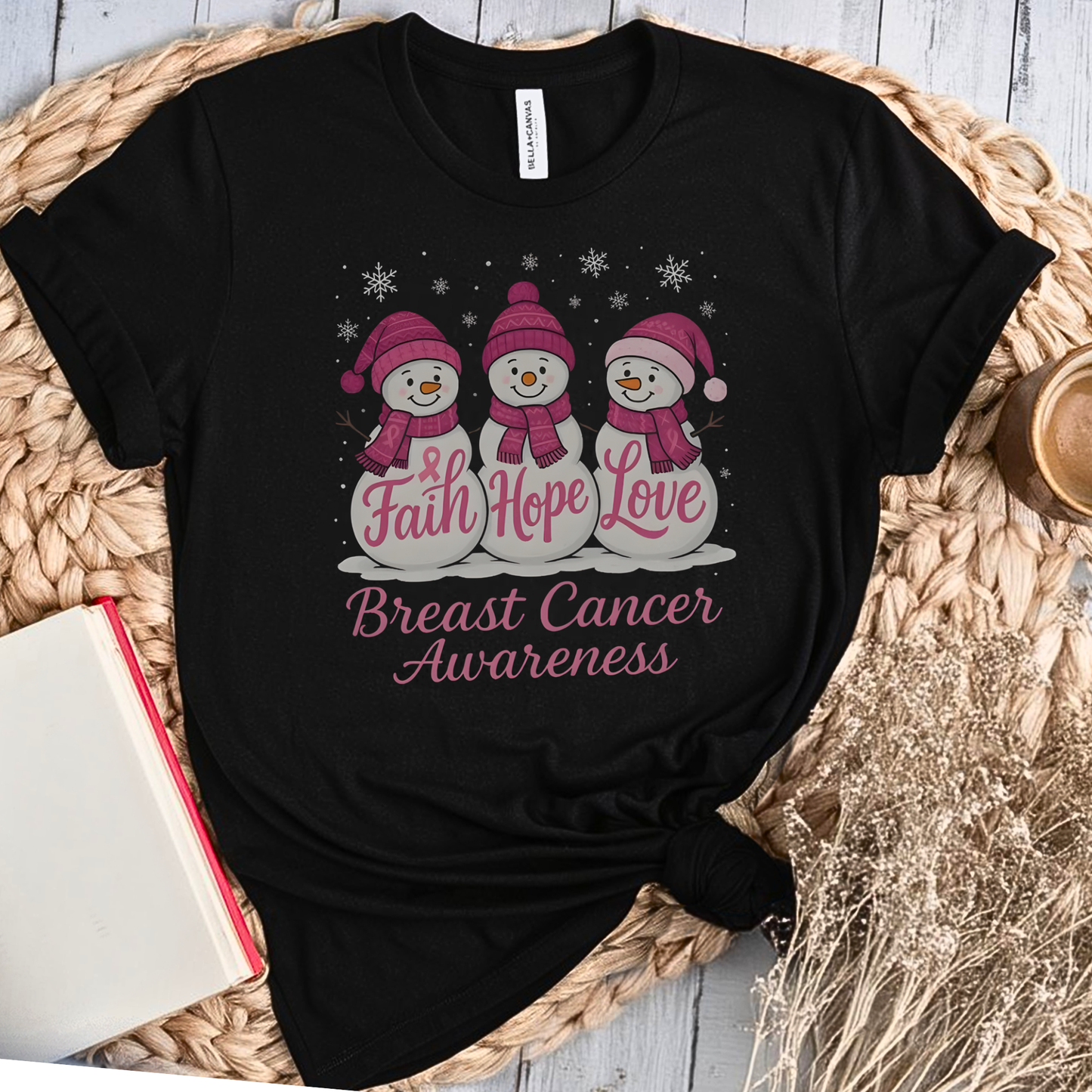 Snow🎗️ Cancer Support T-shirt (Christmas Limited Edition)